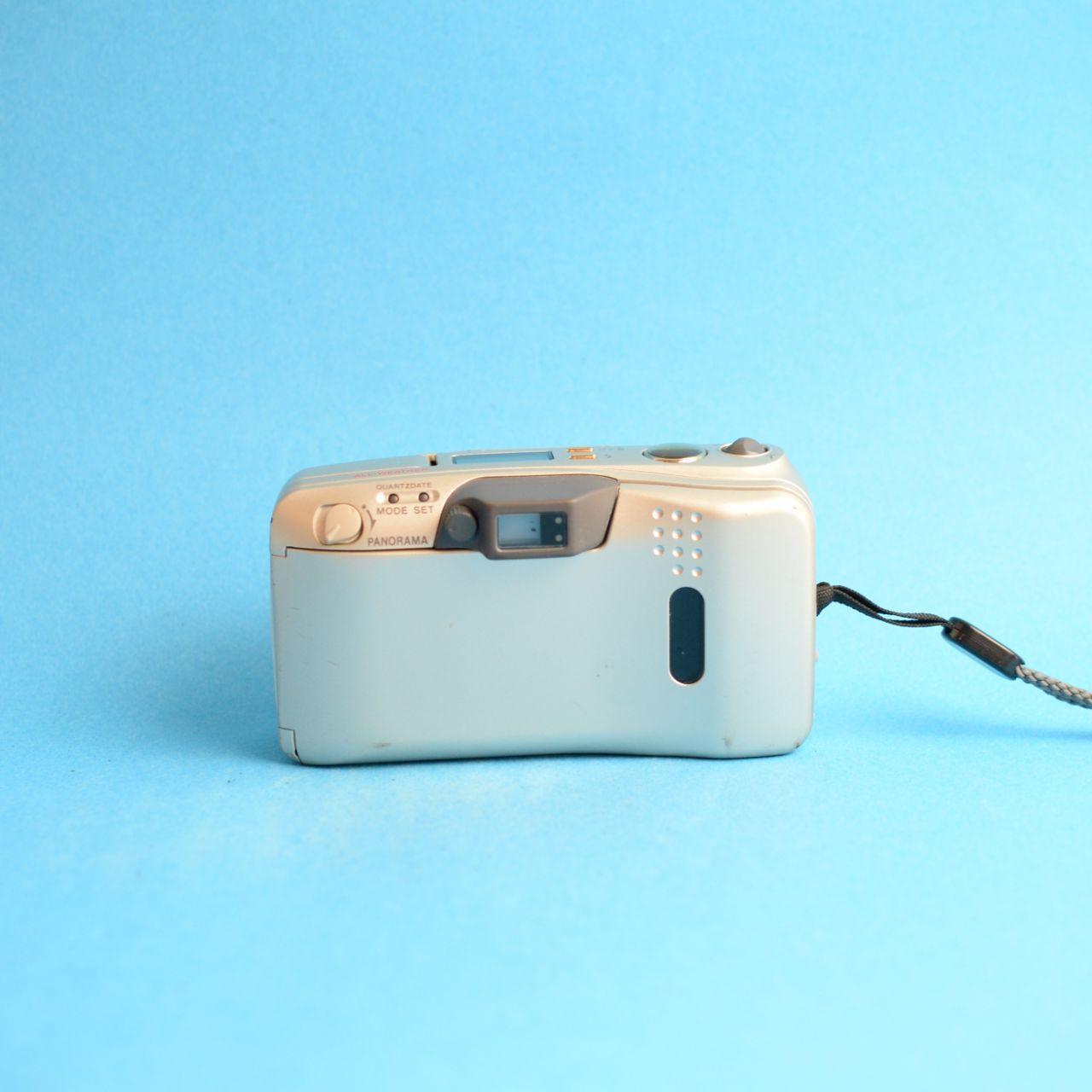 Olympus Infinity Stylus Zoom 140 Deluxe Film Camera | 35mm Point & Shoot | Tested & Working | Gold