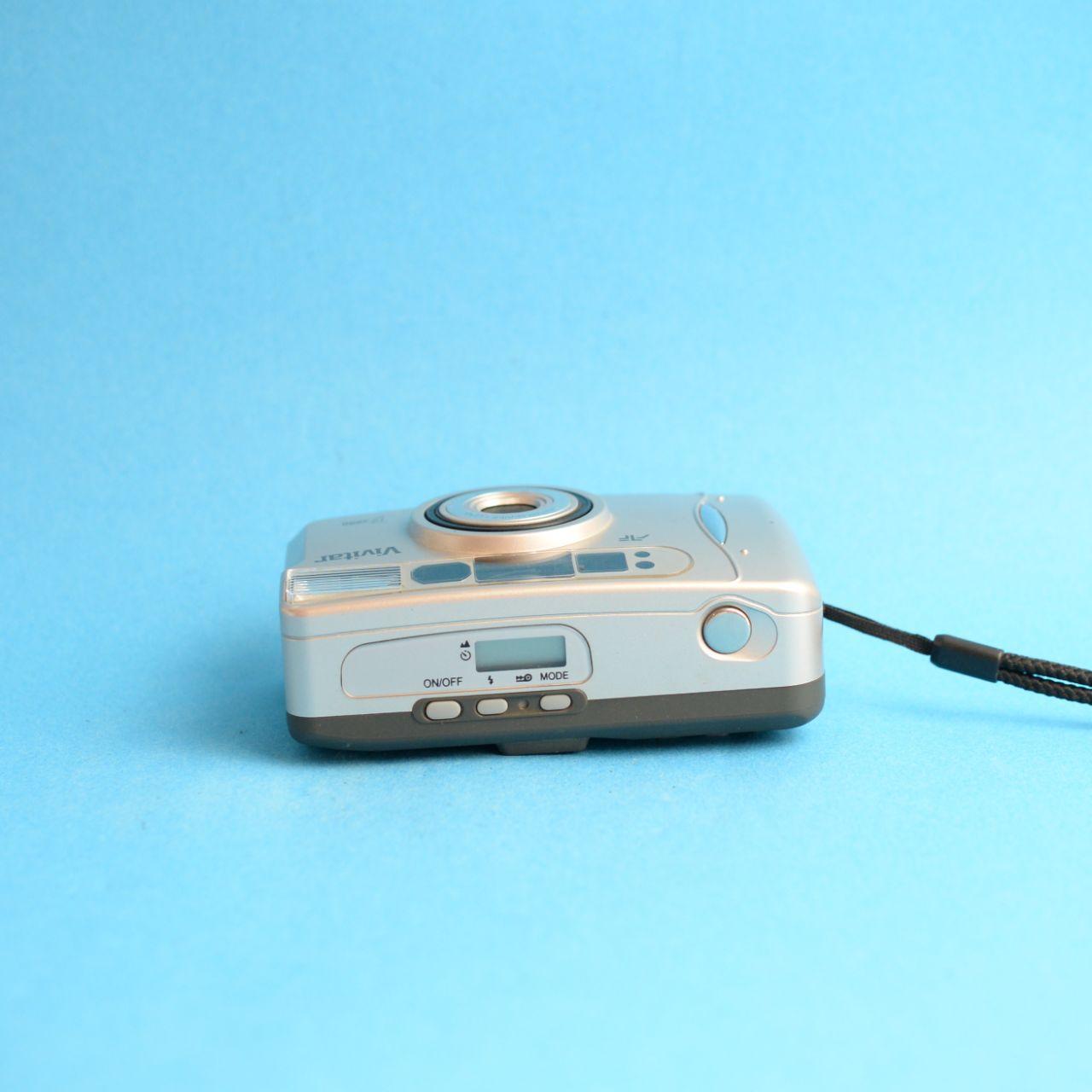 Vivitar PZ 3090 Film Camera | 35mm Point & Shoot | Tested & Working | Silver