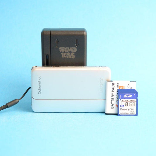 Sony Cyber-shot DSC-TX10 Digital Camera | 16.2MP | Tested & Working | Silver