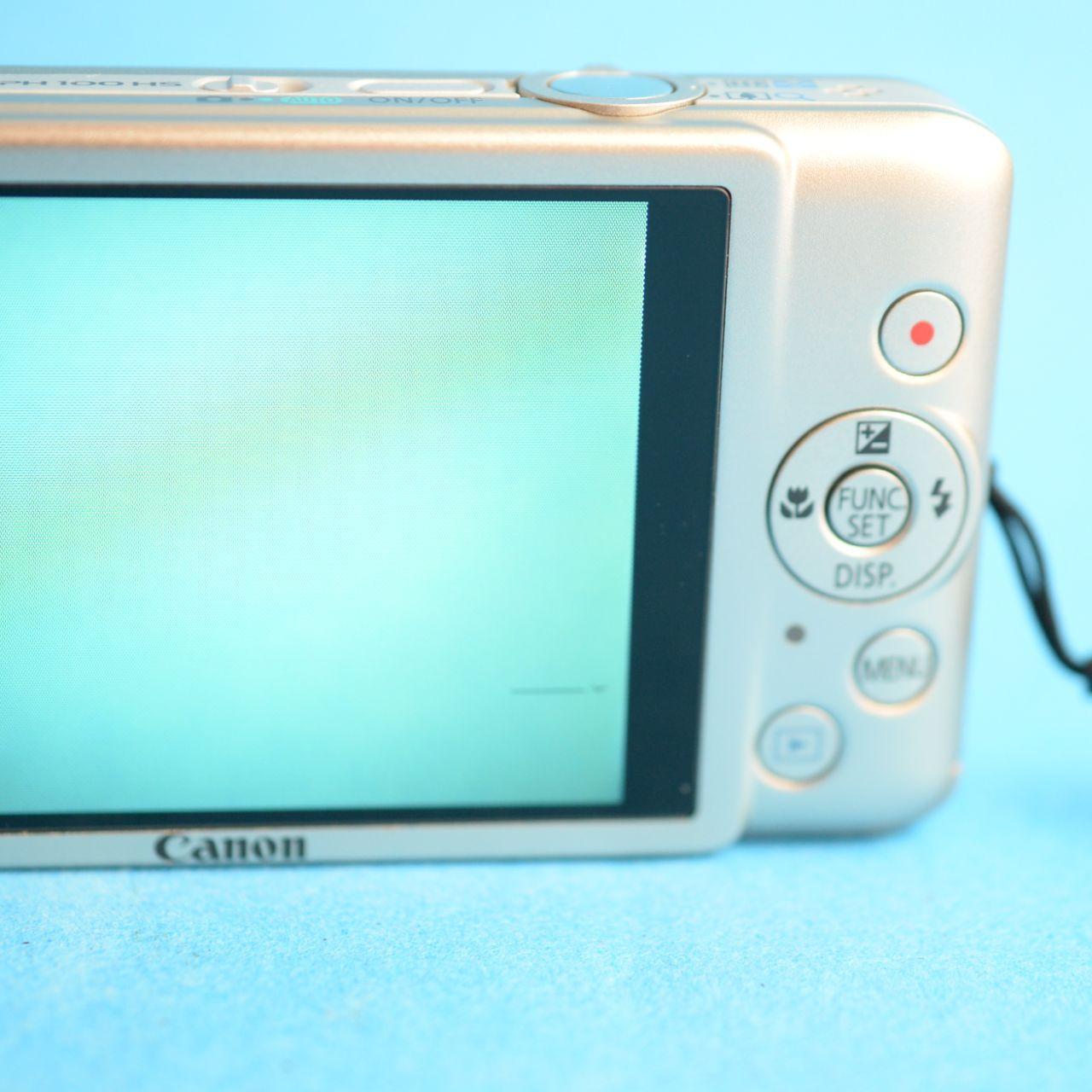 Canon PowerShot ELPH 100 HS Digital Camera | 12.1MP | Tested & Working | Silver