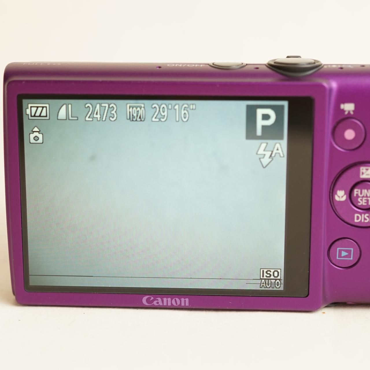 Canon PowerShot ELPH 310 HS Digital Camera | 12.1MP | Tested & Working | Purple