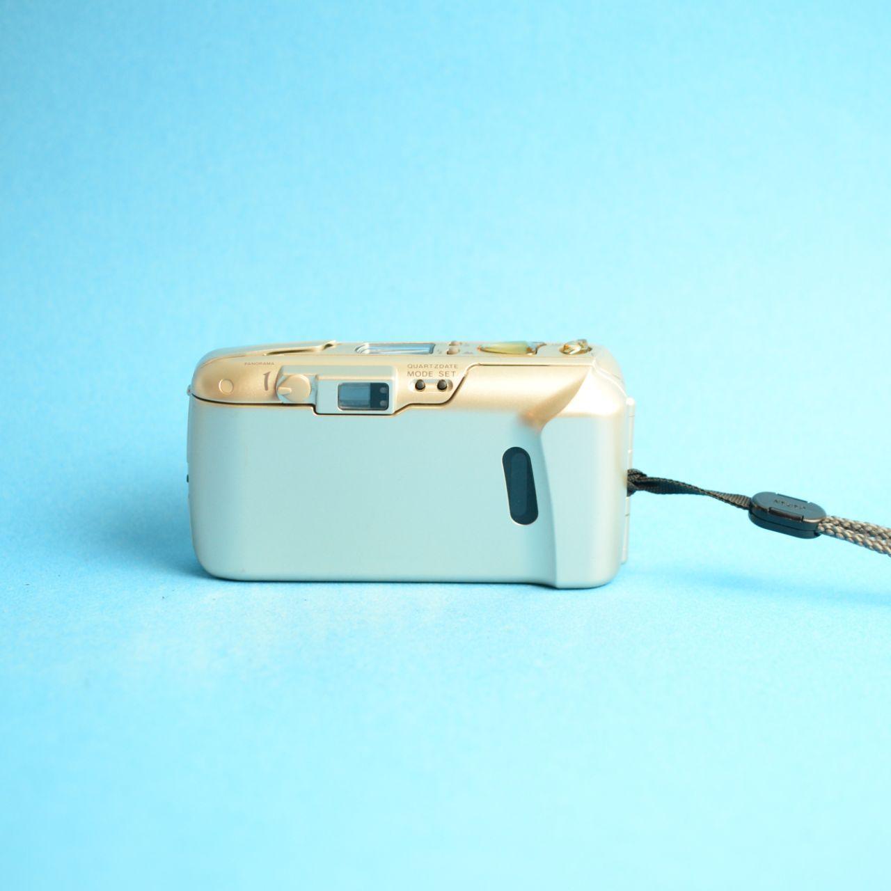 Olympus Stylus Epic Zoom 80 Deluxe Film Camera | 35mm Point & Shoot | Tested & Working | Gold