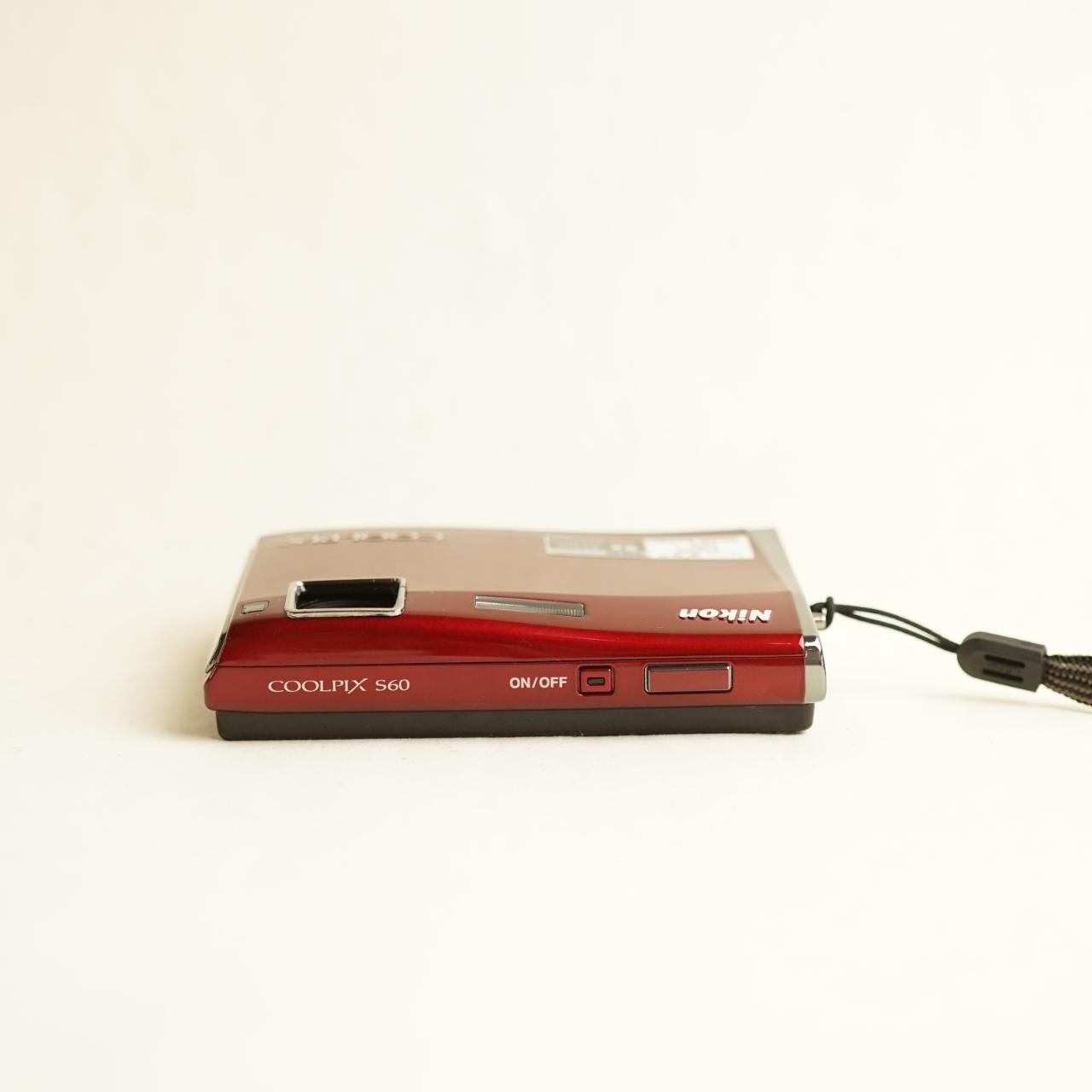 Nikon Coolpix S60 Digital Camera | 10MP | Tested & Working | Red