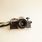 Olympus OM-4 Ti Film Camera | 35mm SLR | Tested & Working | Black & Silver