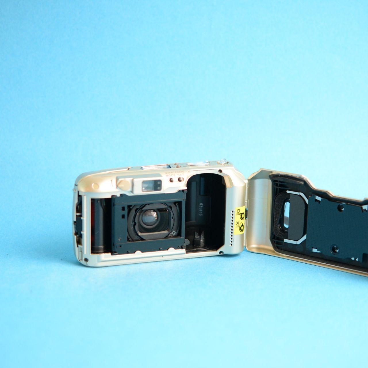 Olympus Mju II Zoom 80 (stylus 80 zoom) Film Camera | 35mm Point & Shoot | Tested & Working | Silver