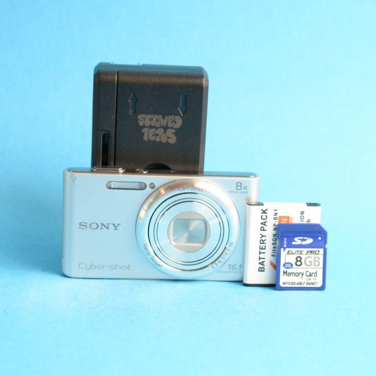 Sony Cyber-shot DSC-W730 Digital Camera | 16.1MP | Tested & Working | Silver