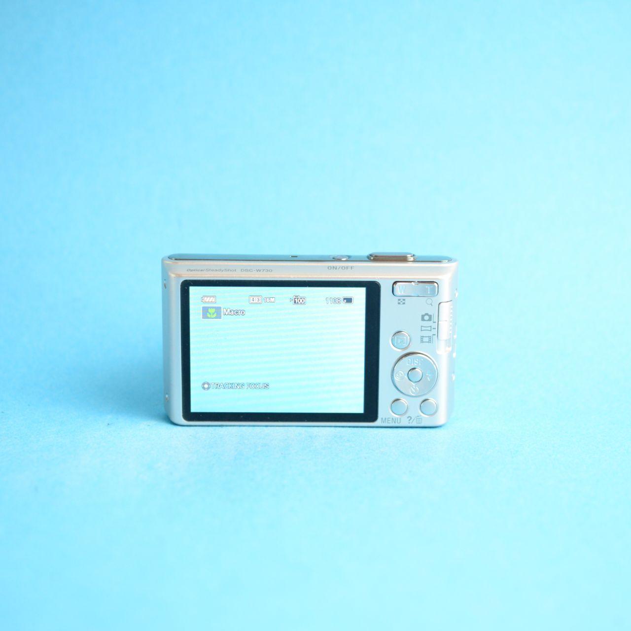 Sony Cyber-shot DSC-W730 Digital Camera | 16.1MP | Tested & Working | Silver