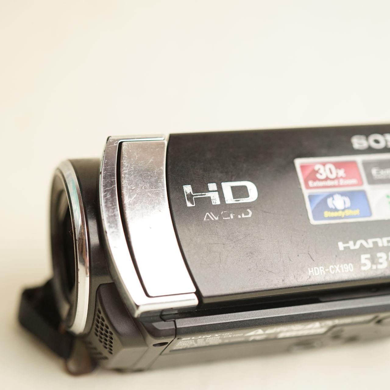 Sony Handycam HDR-CX190 Digital Camcorder | Full HD | Tested & Working | Black