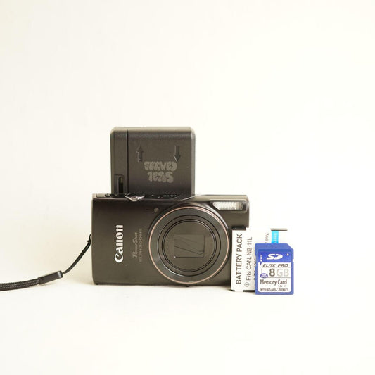 Canon PowerShot ELPH 360 HS Digital Camera | 20.2MP | Tested & Working | Black