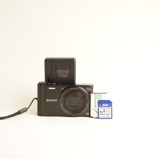 Sony Cyber-shot DSC-WX300 Digital Camera | 18.2MP | Tested & Working | Black