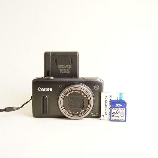 Canon PowerShot SX260 HS Digital Camera | 12.1MP | Tested & Working | Black