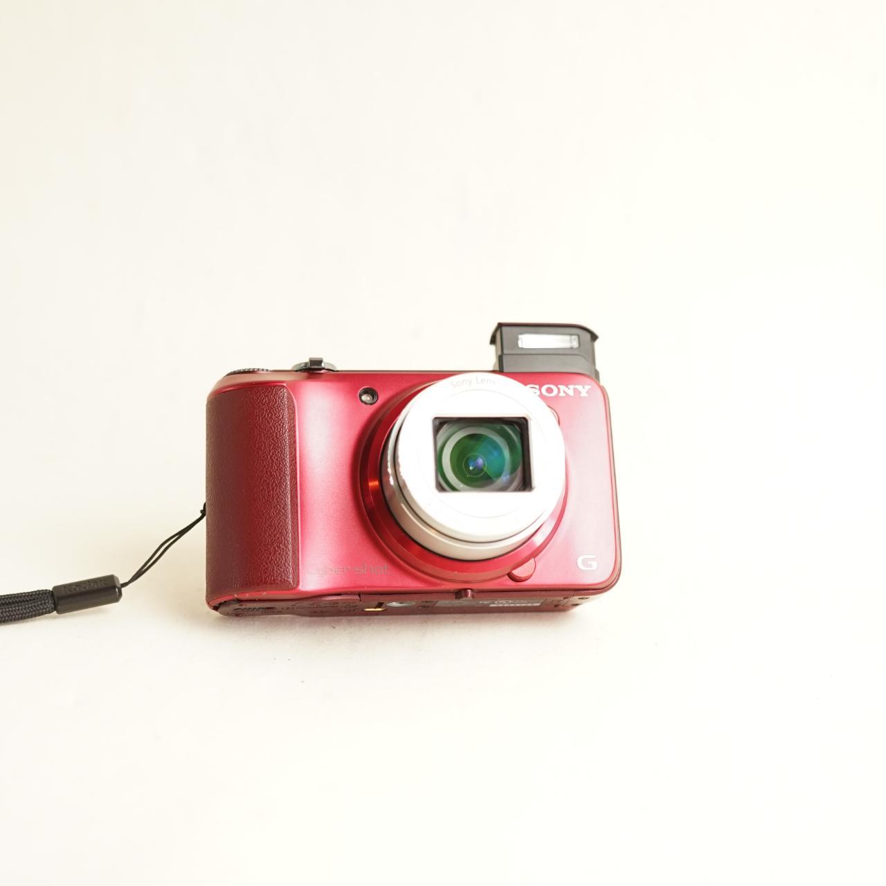 Sony Cyber-shot DSC-H90 Digital Camera | 16.1MP | Tested & Working | Red