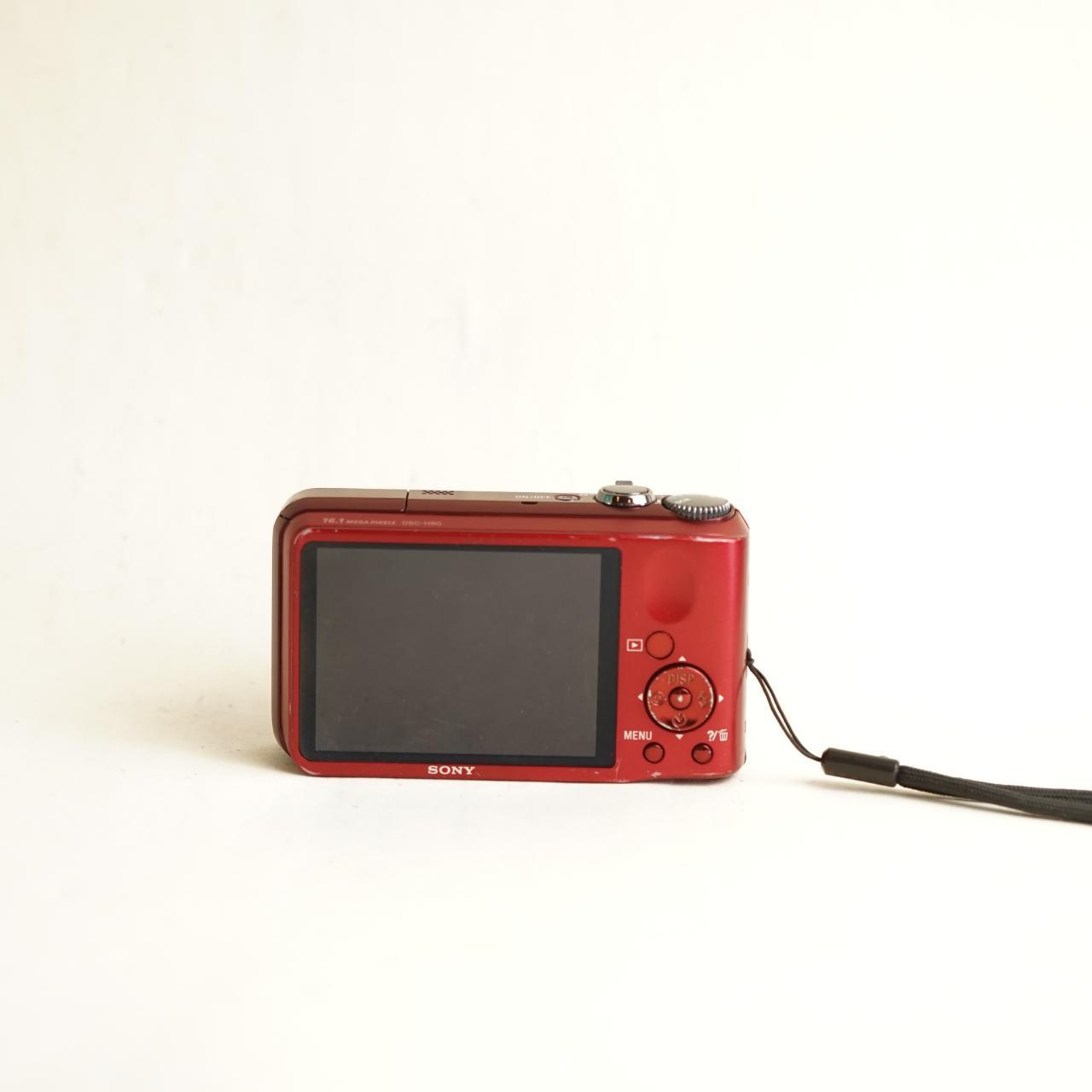 Sony Cyber-shot DSC-H90 Digital Camera | 16.1MP | Tested & Working | Red