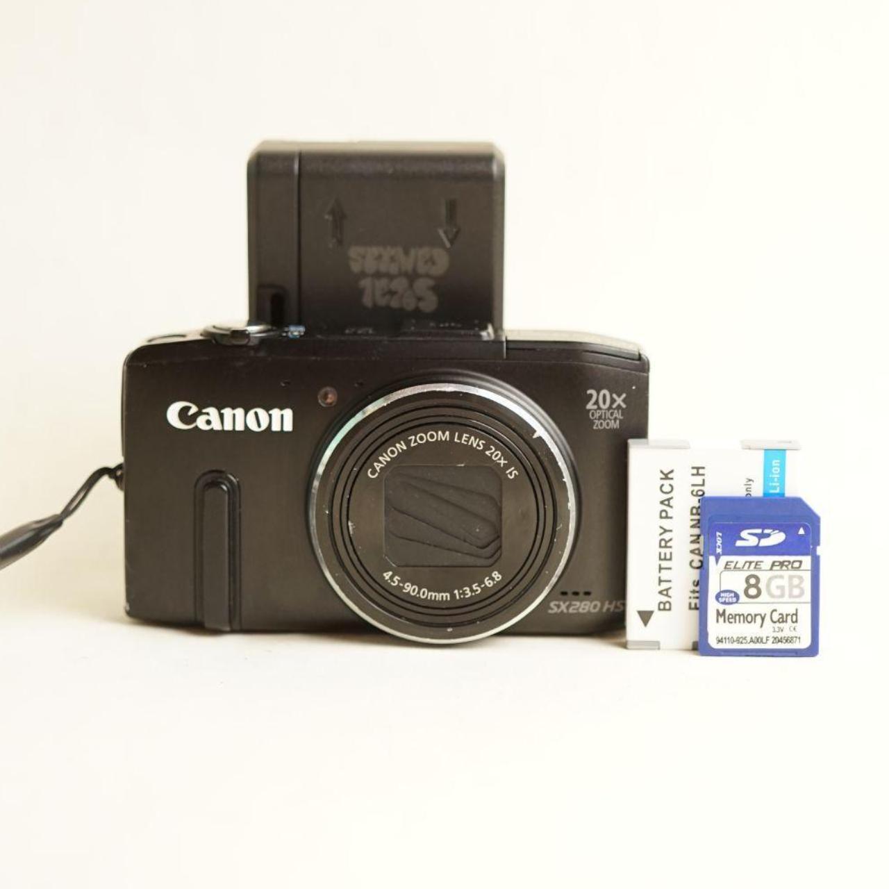 Canon PowerShot SX280 HS Digital Camera | 12.1MP | Tested & Working | Black