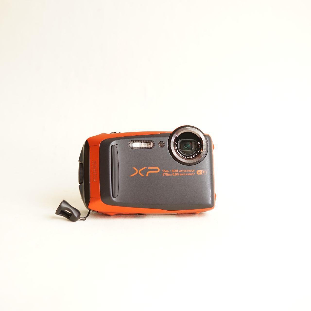 Fujifilm FinePix XP90 Digital Camera | 16.4MP | Tested & Working | Grey & Orange