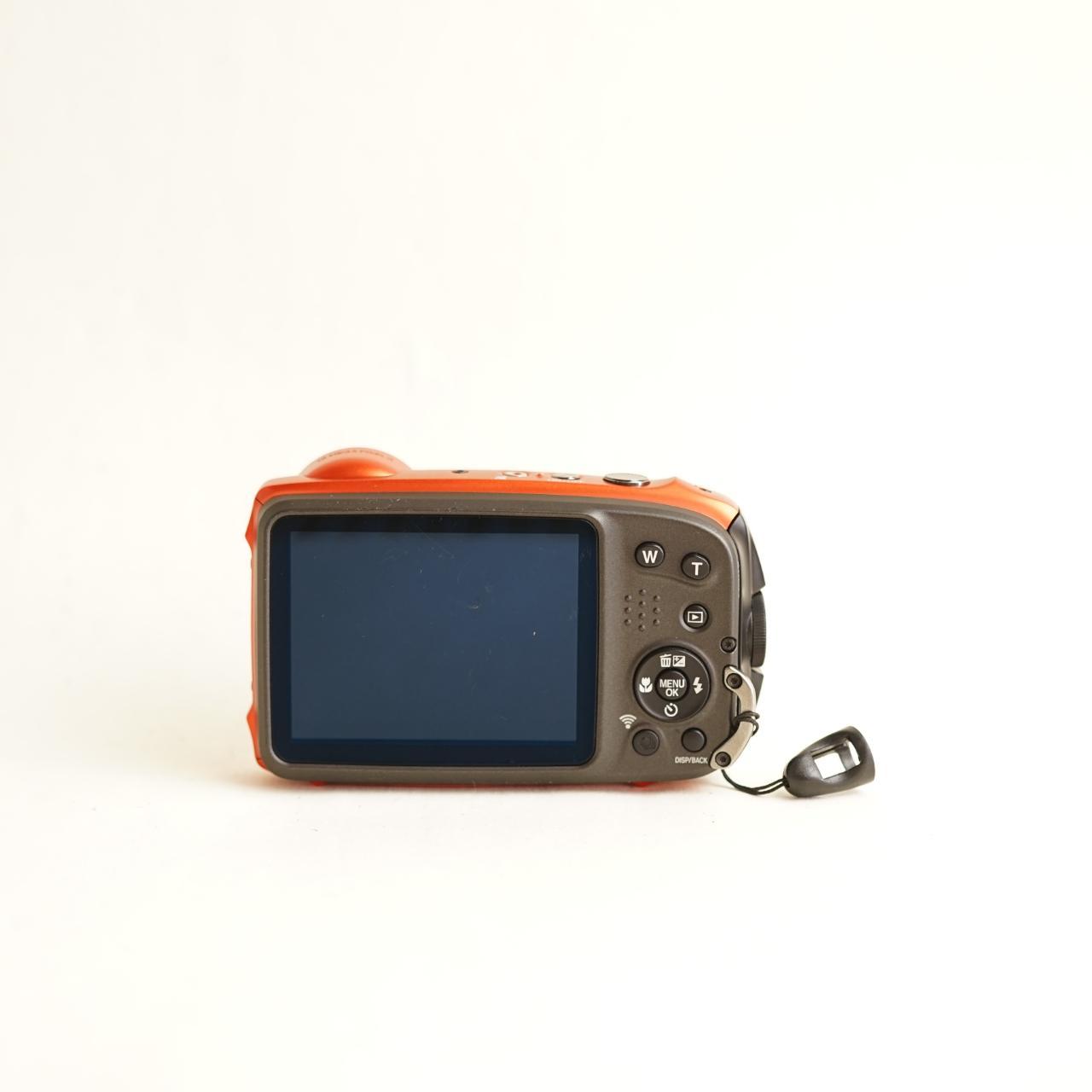 Fujifilm FinePix XP90 Digital Camera | 16.4MP | Tested & Working | Grey & Orange