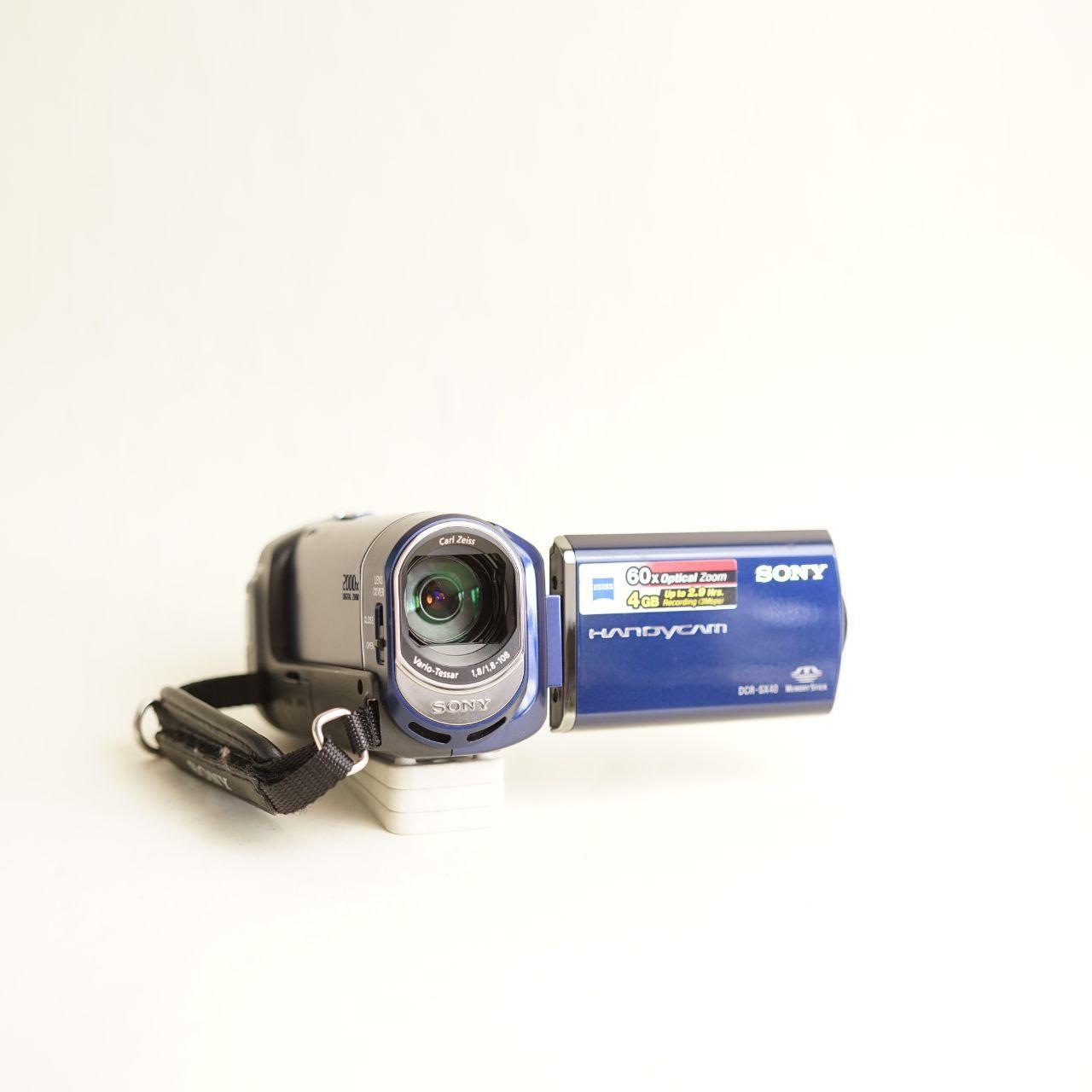 Sony Handycam DCR-SX40 Digital Camcorder | Tested & Working | Blue