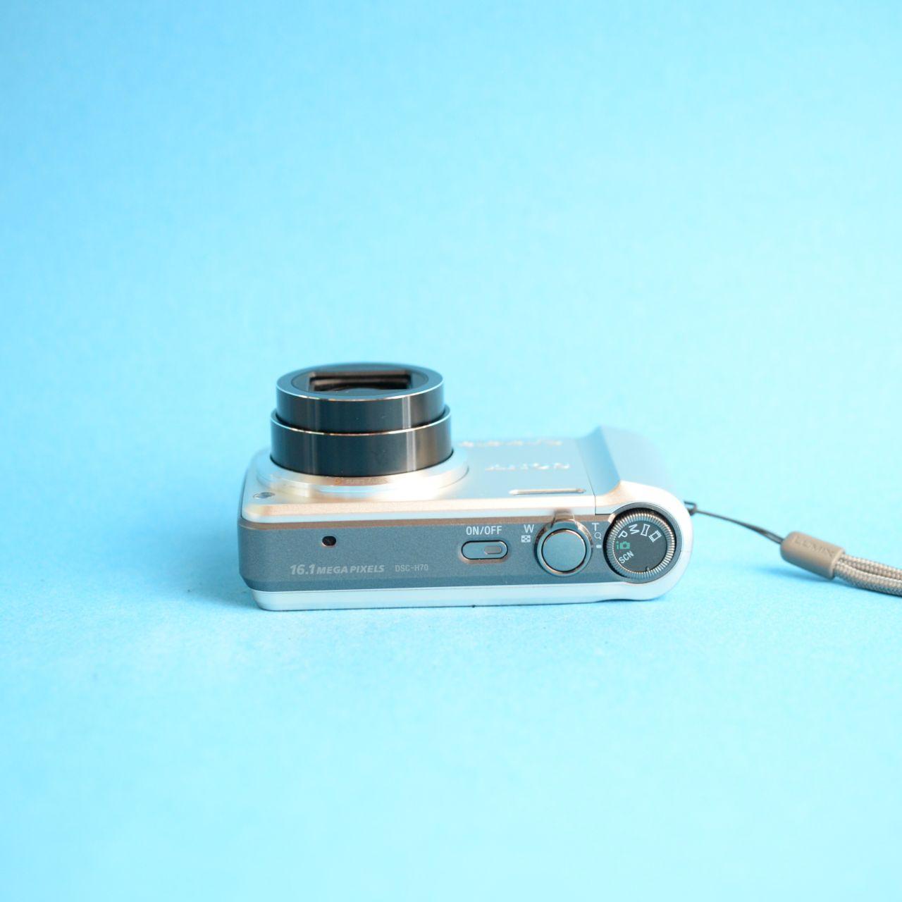 Sony Cyber-shot DSC-H70 Digital Camera | 16.1MP | Tested & Working | Silver