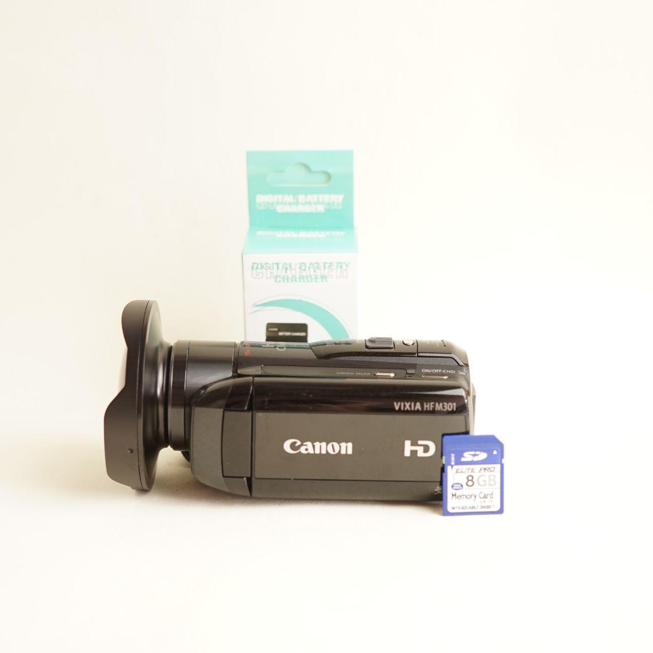 Canon Vixia HF M301 Digital Camcorder | Tested & Working | Black