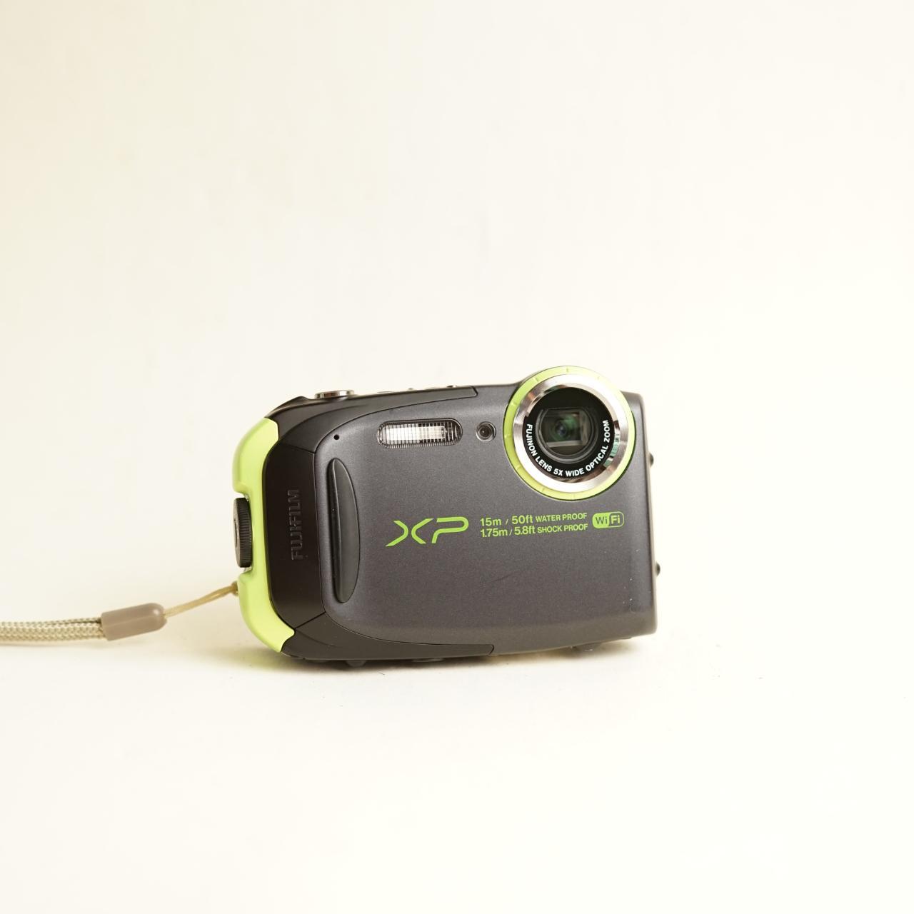 Fujifilm FinePix XP80 Digital Camera | 16.4MP | Tested & Working | Grey & Green