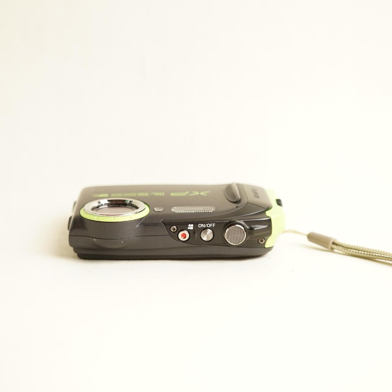 Fujifilm FinePix XP80 Digital Camera | 16.4MP | Tested & Working | Grey & Green
