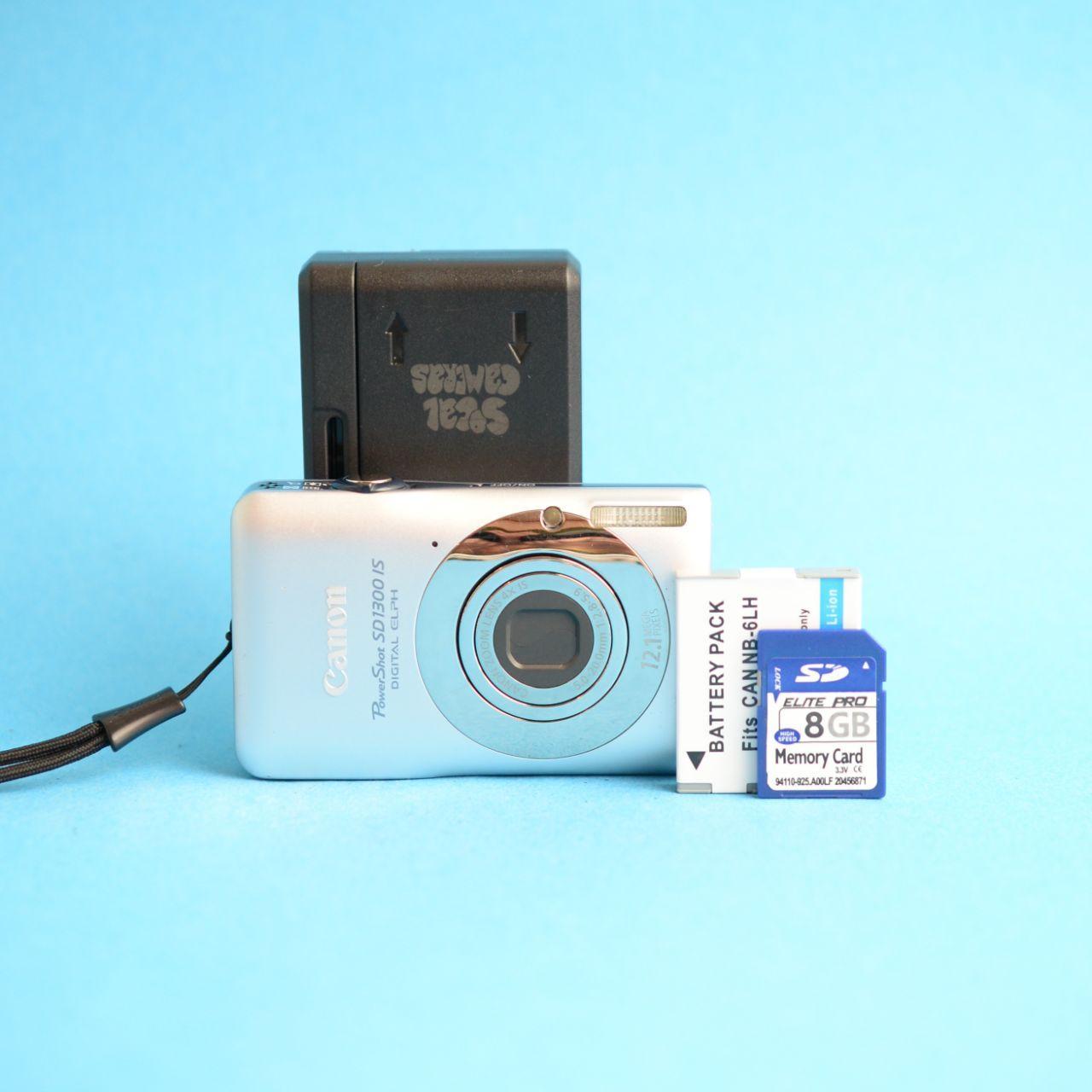 Canon PowerShot SD1300 IS Digital Camera | 12.1MP | Read Description | Silver