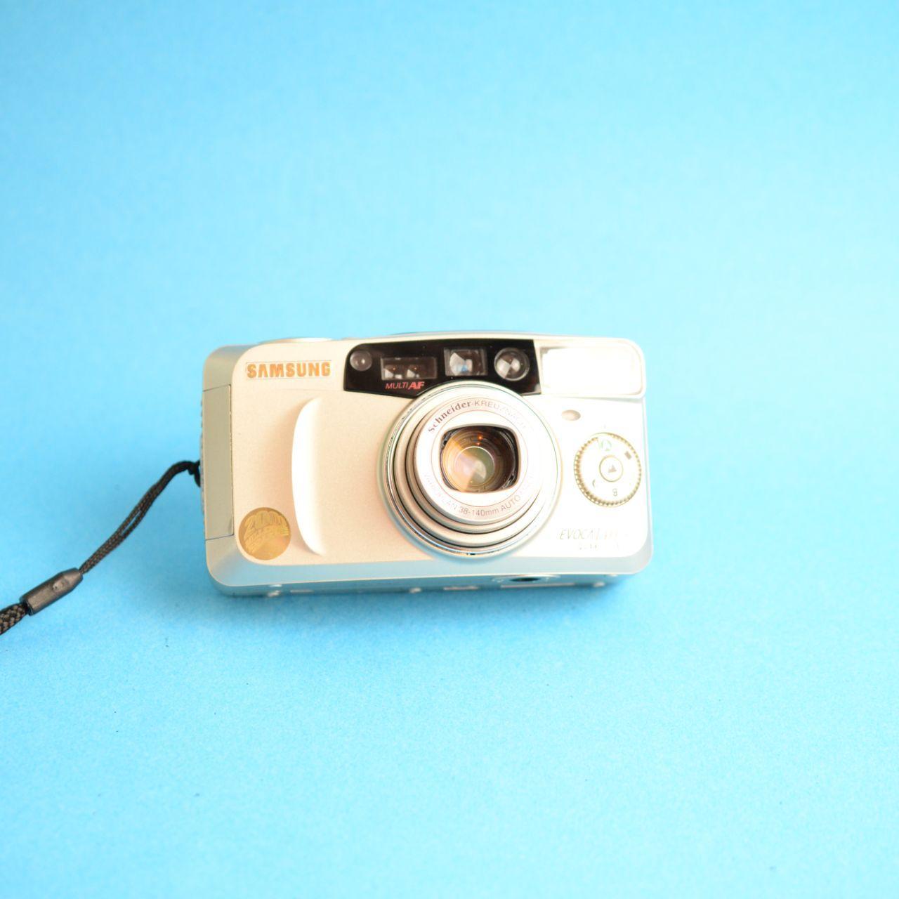 Samsung Evoca 140S Film Camera | 35mm Point & Shoot | Tested & Working | Gold