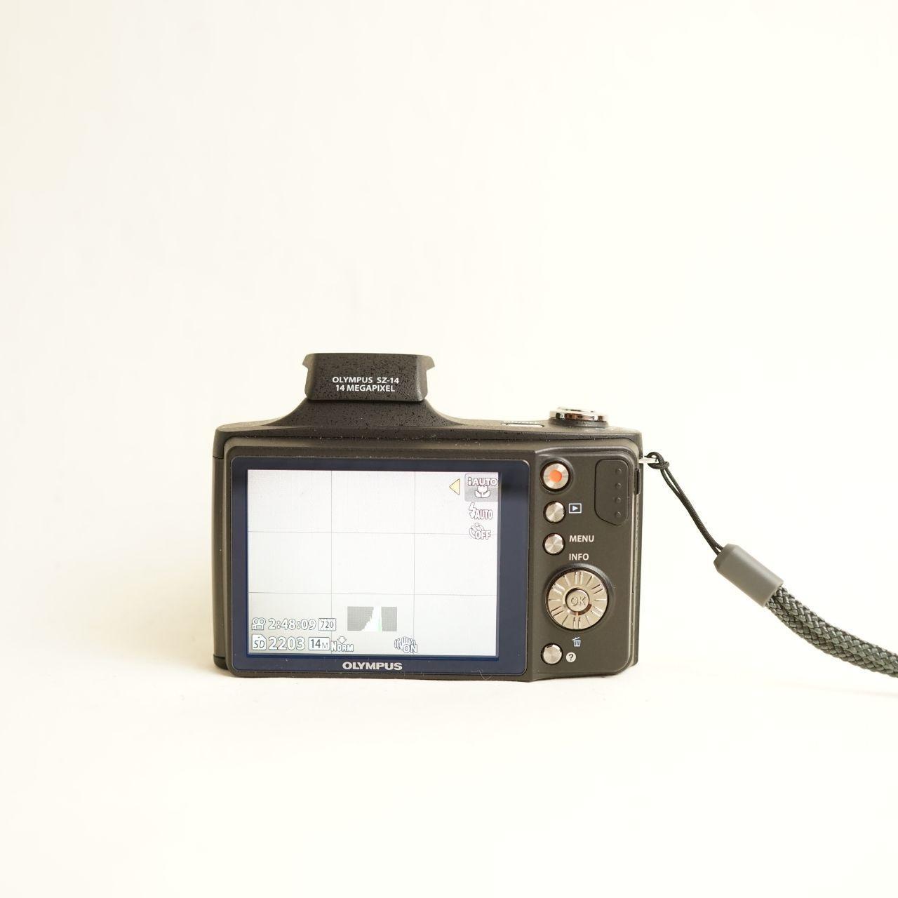 Olympus SZ-14 Digital Camera | 14MP | Tested & Working | Black