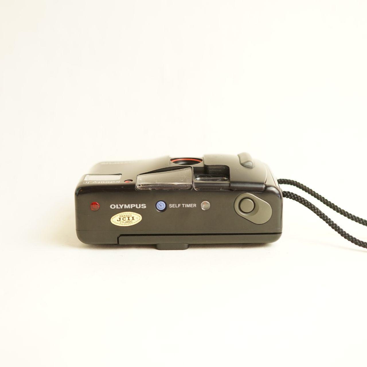 Olympus Infinity Jr. Film Camera | 35mm Point & Shoot | Tested & Working | Black