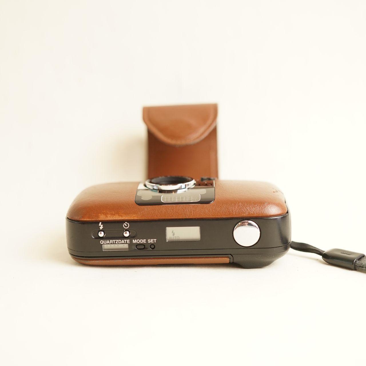 Olympus LT-1 Film Camera | 35mm Point & Shoot | Tested & Working | Tan & Black