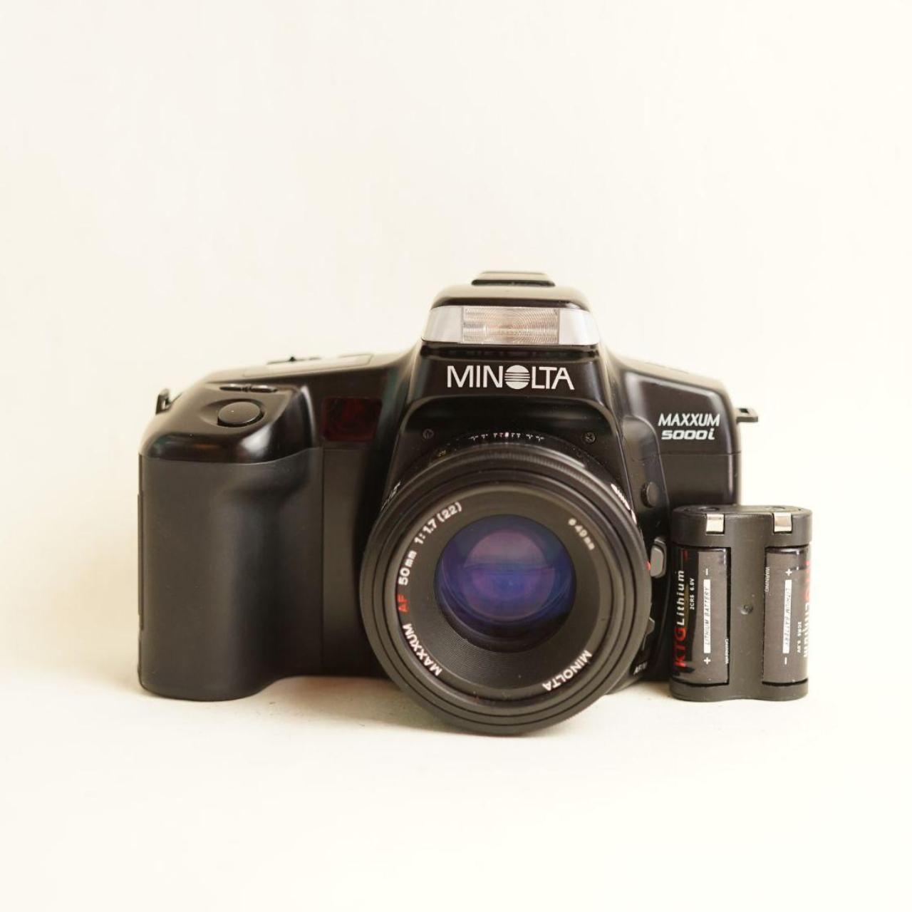 Minolta 5000i Film Camera | 35mm SLR | Tested & Working | Black