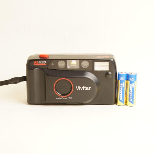 Vivitar RL 4000 Film Camera | 35mm Point & Shoot | Tested & Working | Black