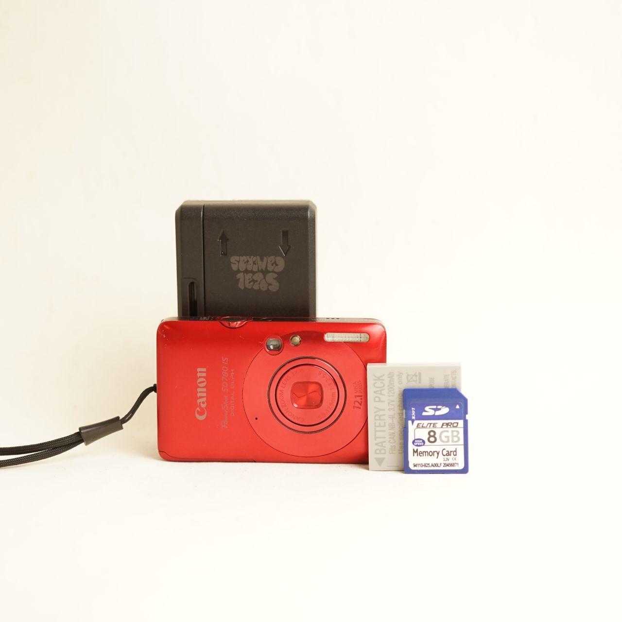Canon PowerShot SD780 IS Digital Camera | 12.1MP | Read Description | Red