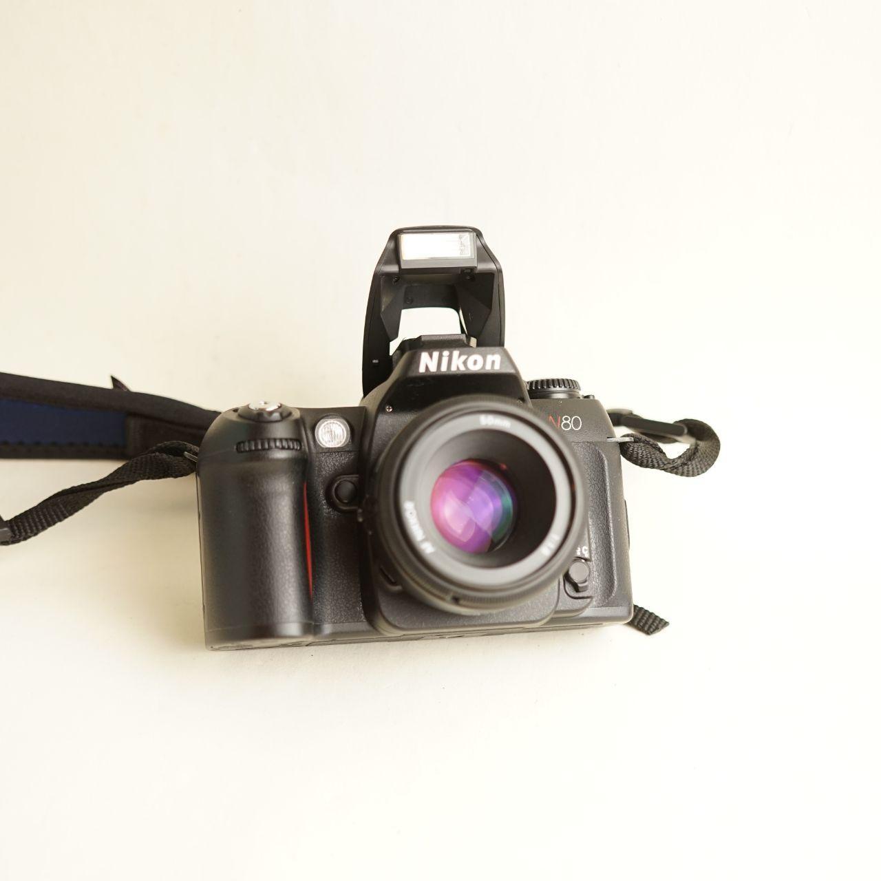 Nikon N80 Film Camera | 35mm SLR | Tested & Working | Black