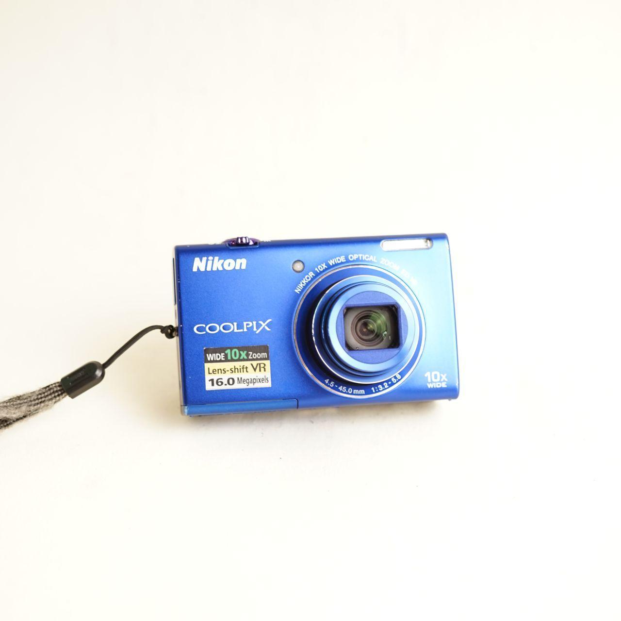 Nikon Coolpix S6200 Digital Camera | 16.0MP | Tested & Working | Blue