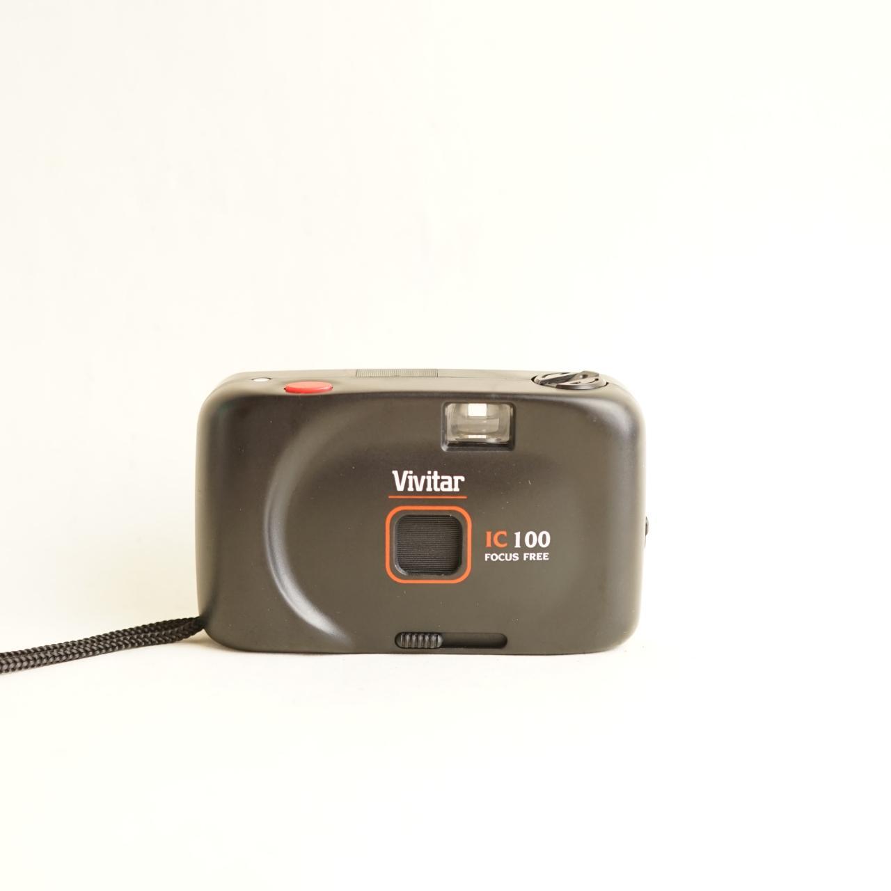 Vivitar IC 100 Film Camera | 35mm Point & Shoot | Tested & Working | Black