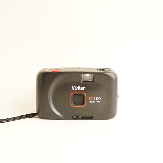 Vivitar IC 100 Film Camera | 35mm Point & Shoot | Tested & Working | Black