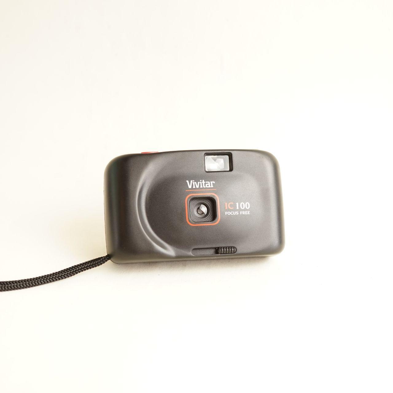 Vivitar IC 100 Film Camera | 35mm Point & Shoot | Tested & Working | Black