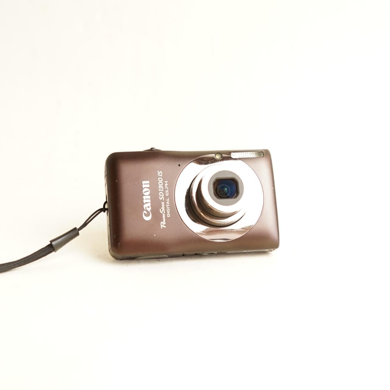 Canon PowerShot SD1300 IS Digital Camera | 12.1MP | Tested & Working | Brown