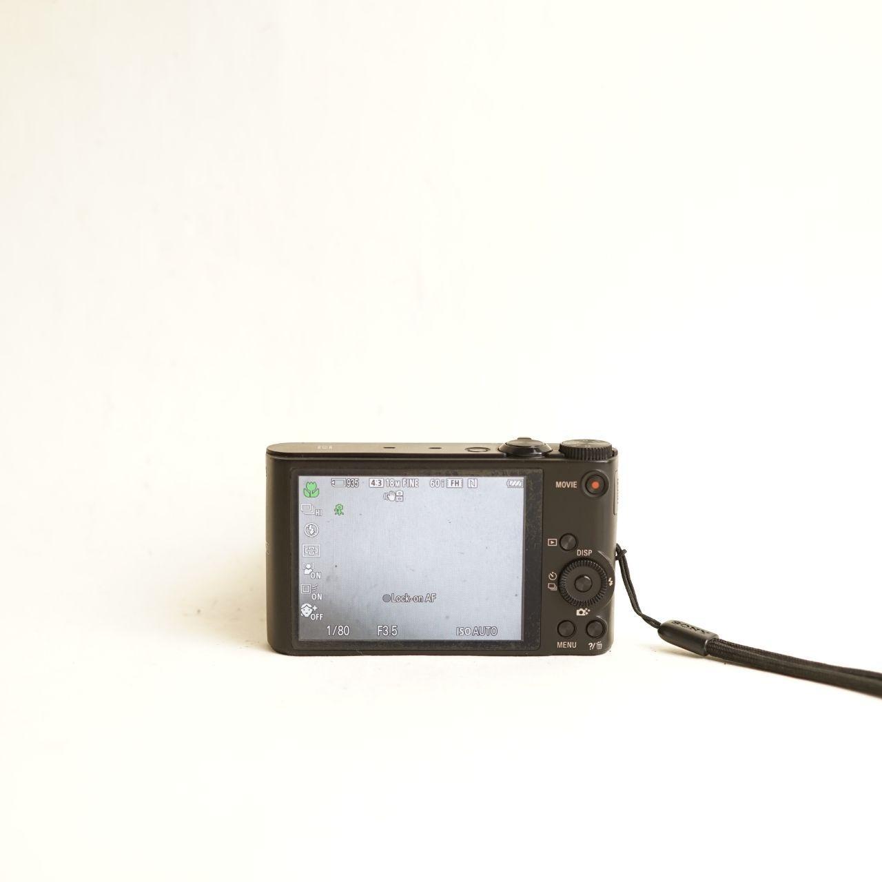Sony Cyber-shot DSC-WX350 Digital Camera | 18.2MP | Tested & Working | Black