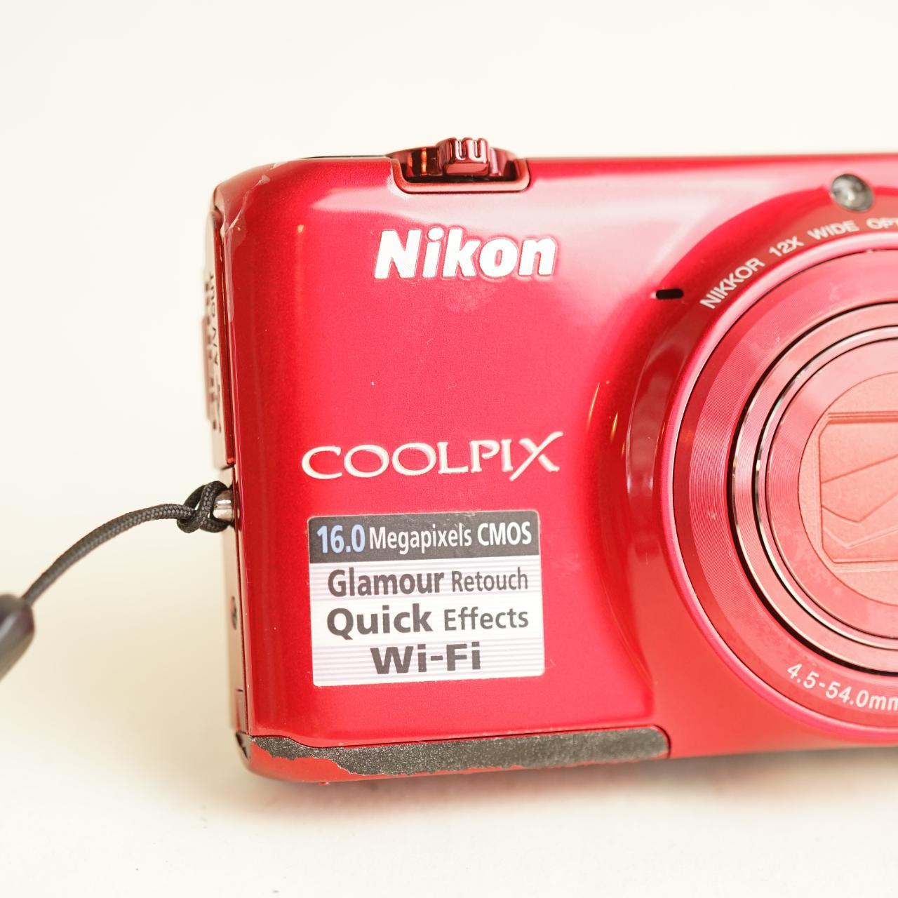 Nikon Coolpix S6500 Digital Camera | 16.0MP | Tested & Working | Red