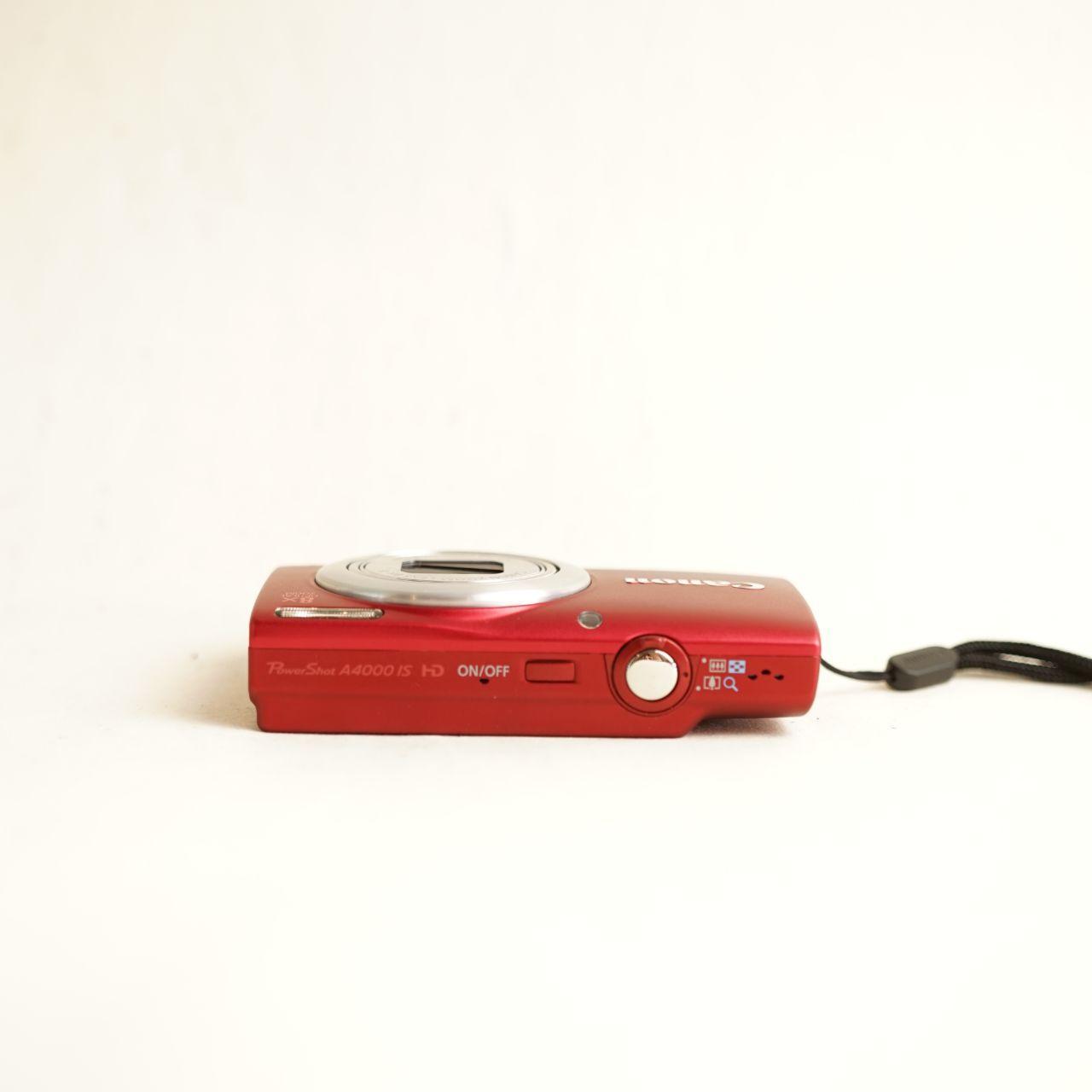 Canon PowerShot A4000 IS Digital Camera | 16.0MP | Tested & Working | Red