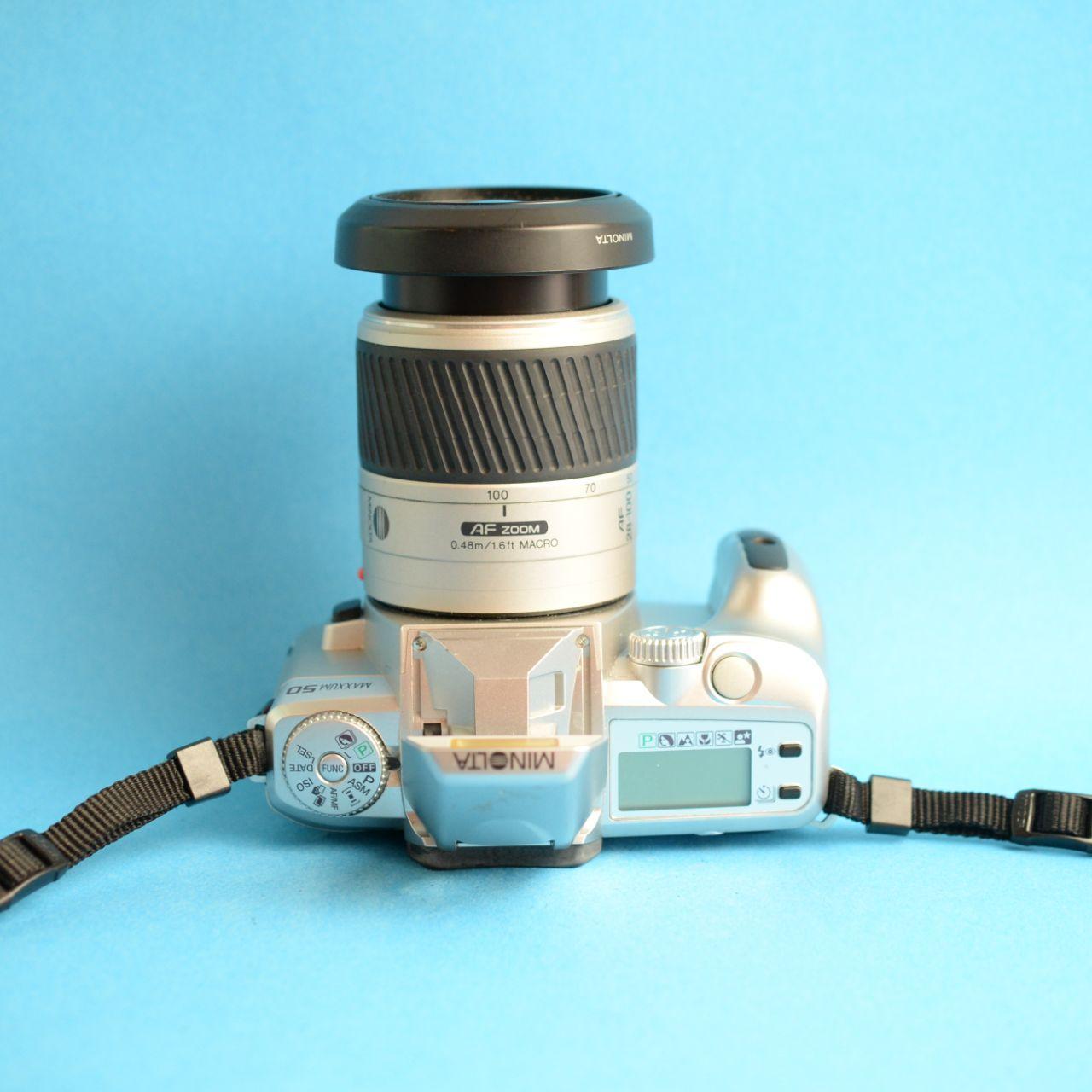 Minolta Maxxum 50 Film Camera | 35mm SLR | Tested & Working | Silver
