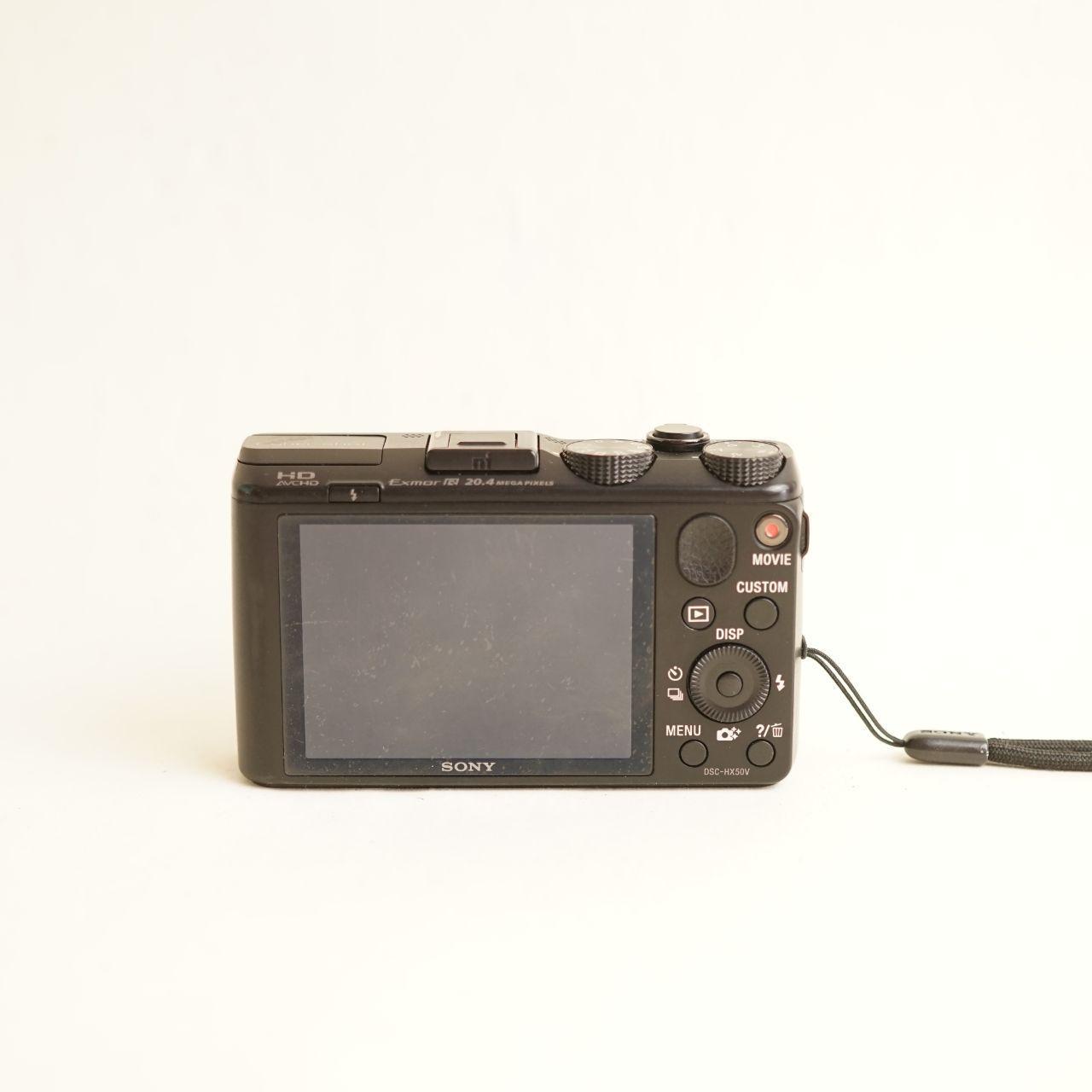 Sony Cyber-shot DSC-HX50V Digital Camera | 20.4MP | Tested & Working | Black