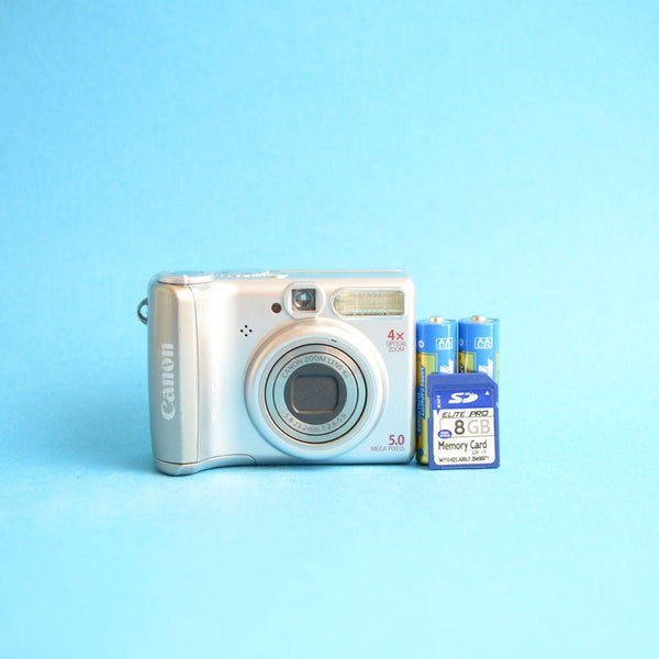 Canon PowerShot A530 Digital Camera | 5.0MP | Tested & Working
