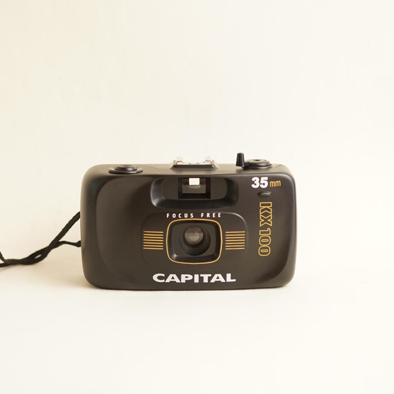 Capital KX 100 Film Camera | 35mm Point & Shoot | Tested & Working | Black