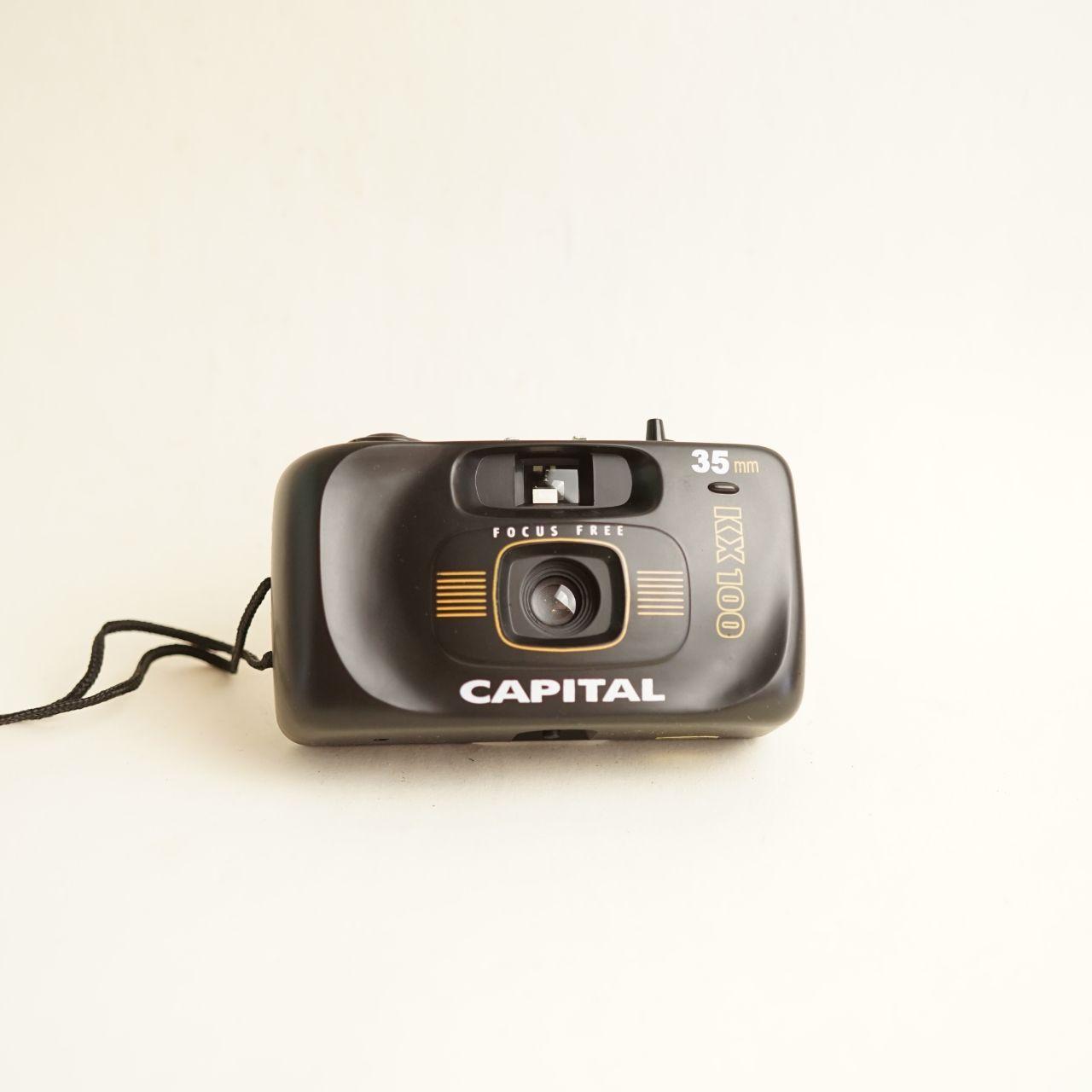 Capital KX 100 Film Camera | 35mm Point & Shoot | Tested & Working | Black