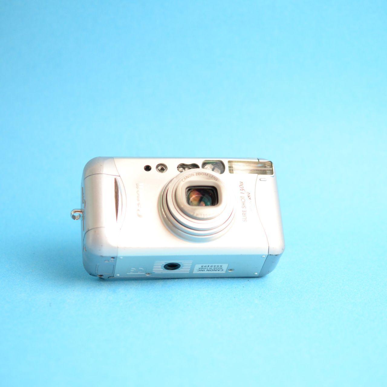 Canon Sure Shot 130u Film Camera | 35mm Point & Shoot | Read Description | Silver
