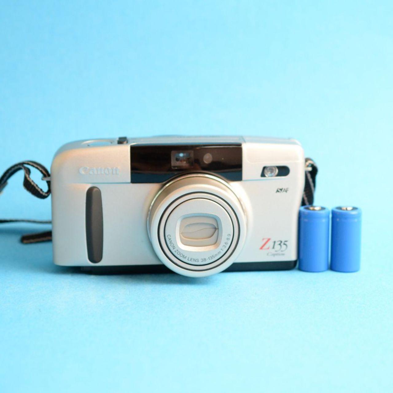 Canon Sure Shot Z135 Caption Film Camera | 35mm Point & Shoot | Tested & Working | Silver
