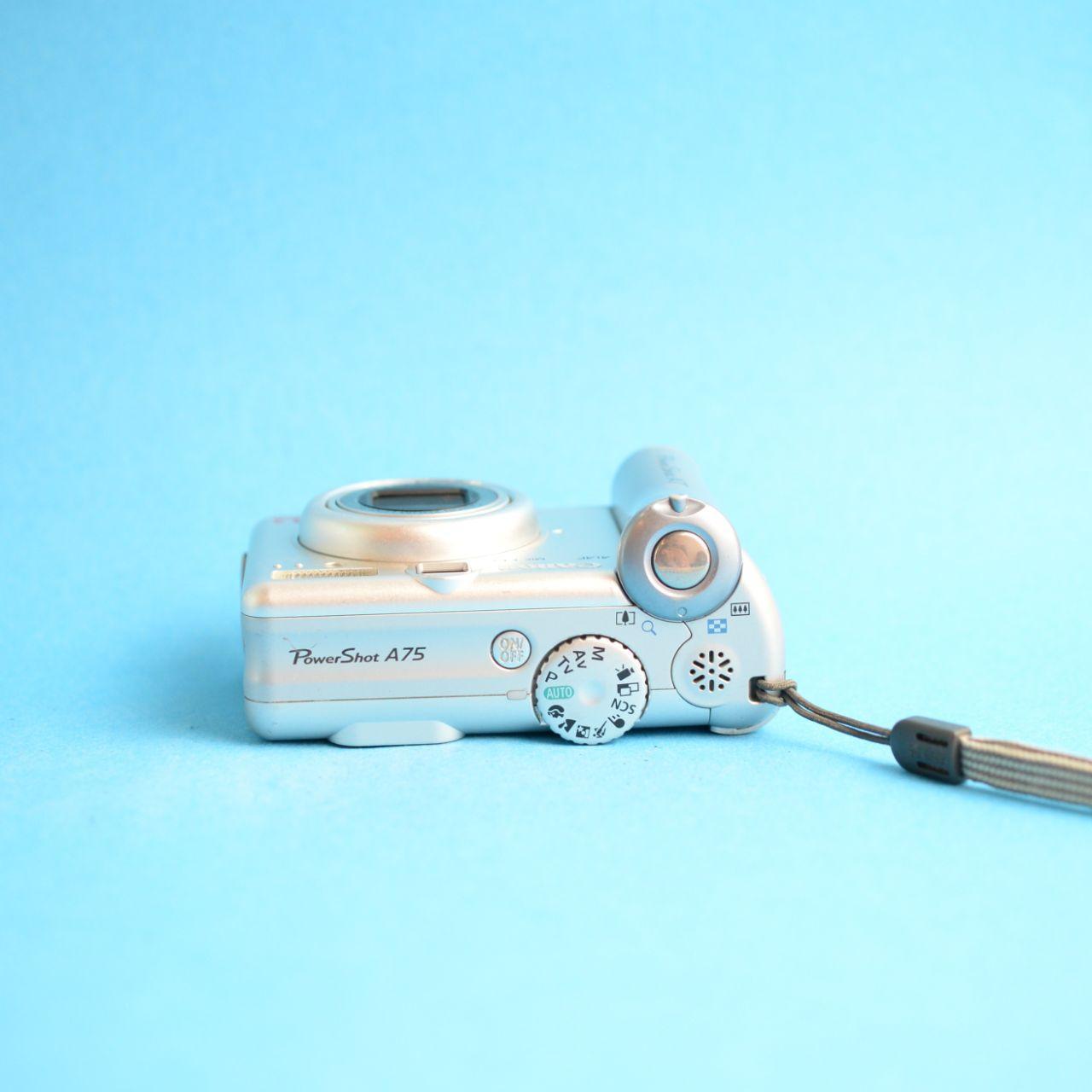 Canon PowerShot A75 Digital Camera | 3.2MP | Tested & Working | Silver
